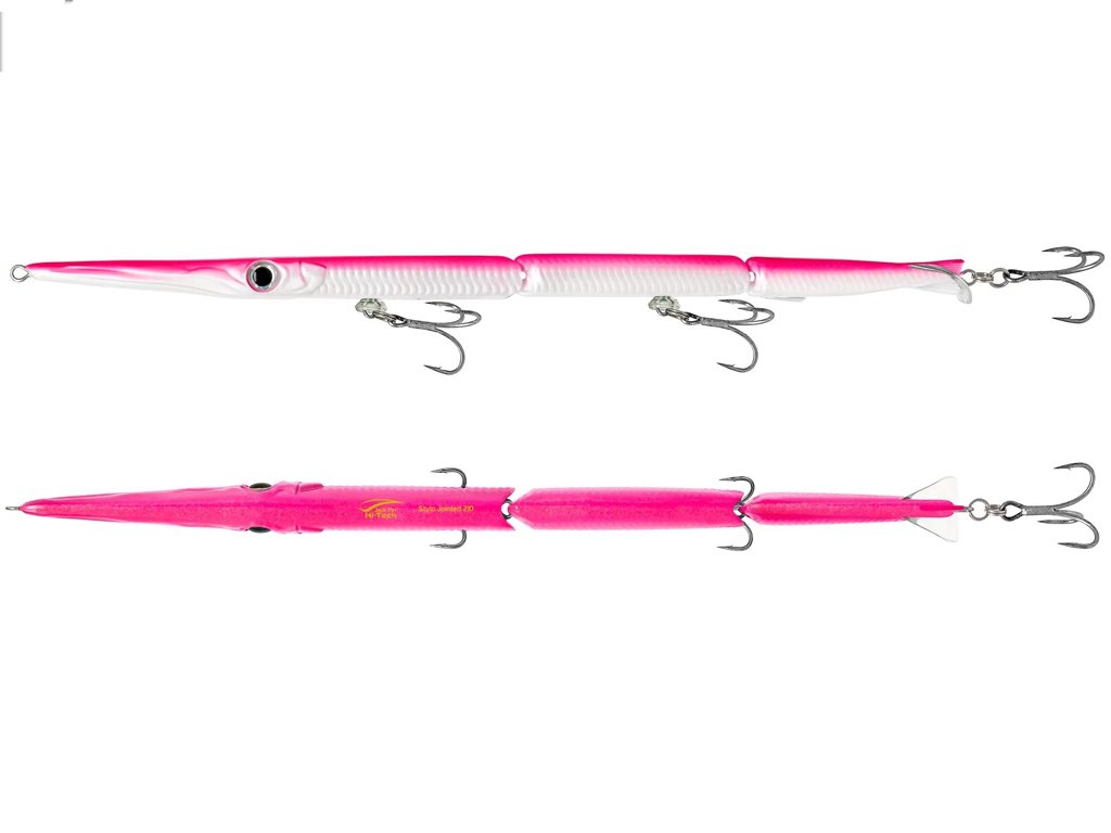 Jack Fin High Tech Needlefish Jointed Stylo 210mm Pink Fluo