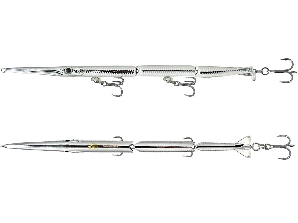Jack Fin High Tech Needlefish Jointed Stylo 210mm UV Chrome