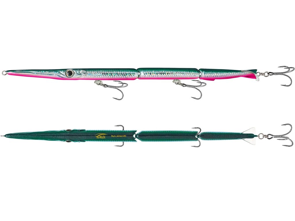 Jack Fin High Tech Needlefish Jointed Stylo 210mm Acid Green