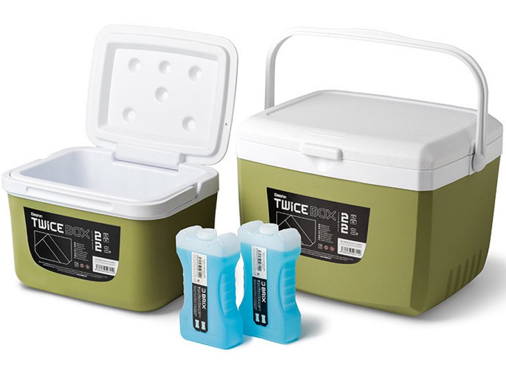 Delphin Twice Box 2in1 Set Of Cooling Boxes 5L+13L, 2x400ml