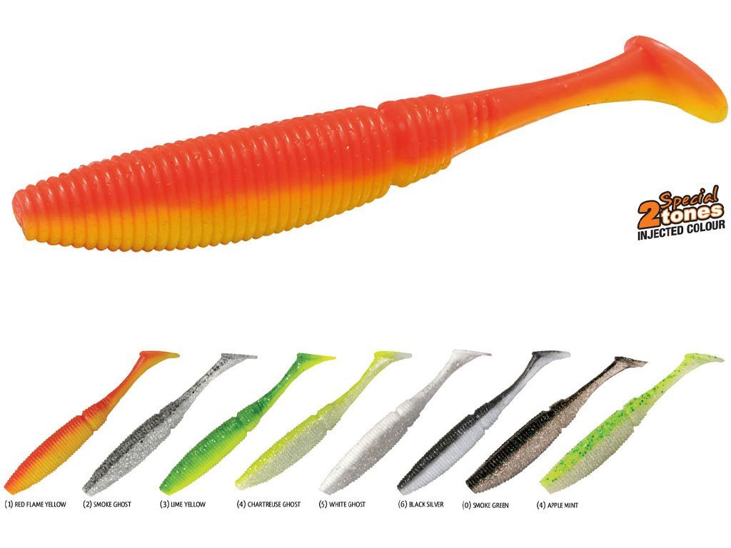 Rapture Power Shad Dual 10cm Smoke 8pcs