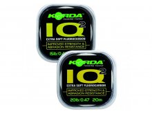 Korda IQ2 Extra Soft Fluorocarbon Hooklink 20lb, 20m