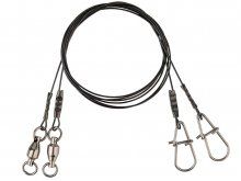 Savage Gear Black 7 Trace Wire Leader 50cm 25kg