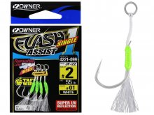 Owner JF-22 Flash Single Assist Hook White, 4