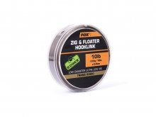 FOX Edges Zig & Floater Hooklink Trans Khaki 4.53kg, 100m