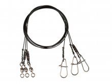 Savage Gear Black 7 Trace Wire Leader 40cm 25kg