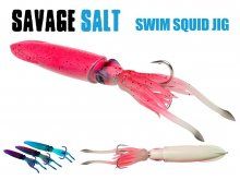 Savage Gear 3D Swim Squid Jig 300g Pink Glow