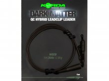 Korda Dark Matter Leader QC Hybrid Clip 1m Weed