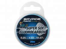 Savage Gear Super Soft Fluorocarbon Egi 25m, 0.29mm, 6.03kg