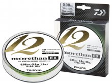 Daiwa Morethan 12 Braid Ex +Si Lime Green 135m, 0.16mm