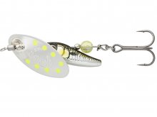 Savage Gear Sticklebait Spinner #3 9.1g S Green Silver Ayu