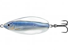 LiveTarget Erratic Shiner Spoon 60mm, 14g Silver/Blue