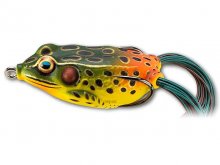 LiveTarget Hollow Body Frog 65mm, 21g Emerald/Red