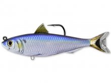 LiveTarget Blueback Herring Swimbait 140mm, 42g Blue/Black