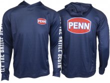 Penn Pro Hooded Jersey Marine Blue XXL