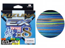 Owner Kizuna EX X8 Braid Multicolor 150m, 0.12mm