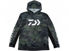 Daiwa Hex Jersey Hoodie Green M