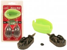 Carp Expert Heavy Duty Method Feeder Basket Set With Mould Go Green 50+50g