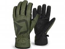 Delphin WinTex Winter Gloves Green/Black L