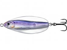 LiveTarget Erratic Shiner Spoon 70mm, 21g Silver/Violet