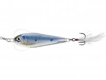 LiveTarget Flutter Shad Spoon 55mm, 14g Silver/Blue