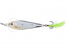 LiveTarget Flutter Shad Spoon 60mm, 21g Glow/Pearl