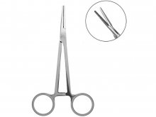 Delphin Straight Forceps 15cm