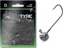 Delphin Tyre Jig Head With A Grub Keeper 10g, 4/0, 5pcs