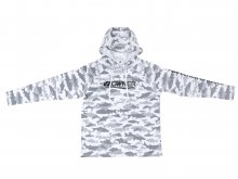 Owner Sun Block Hoodie White Fish Camo XL