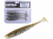 Keitech Scented Soft Plastic Swimbait Lure Easy Shiner 3.5inch Silver Shad