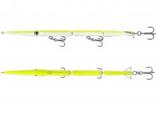 Jack Fin High Tech Needlefish Jointed Stylo 150mm Yellow Fluo