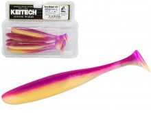 Keitech Scented Soft Plastic Swimbait Lure Easy Shiner 4inch Grape Shad
