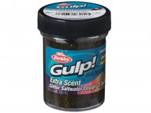 Berkley Gulp Dough 65g Dark Brown Silver Glitter with Crustacean