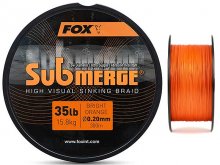 Fox Submerge Orange Sinking Braid 300m, 0.25mm, 45lb
