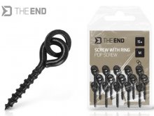 Delphin The End Pop Screw With A Ring S, 15pcs