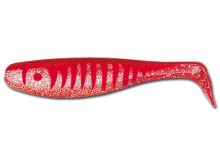 Delalande Shadka I 8cm Silver Glitter Striped Red