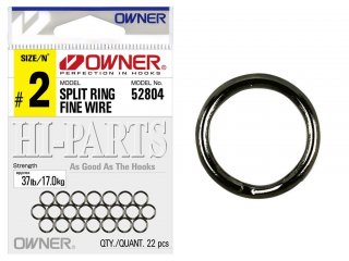 Owner Fine Wire Split Ring, 4