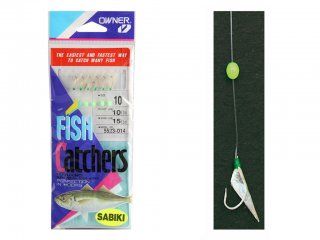 Owner 5523 Sabiki Silver Rainbow Skin 10