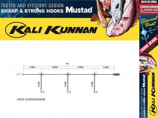 Kali Kunnan Rock Fluorocarbon Furansu 4, 0.40mm 0.30mm