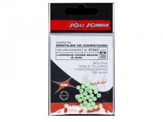 Kali Kunnan Cross Beads Fluo 4mm