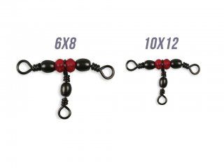 Kali Kunnan Triple Black with Red Balls 10x12