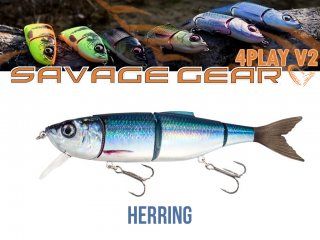 Savage Gear 4Play V2 Liplure 16.5cm, 32g, SF01-Herring