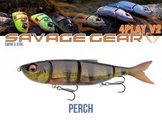 Savage Gear 4Play V2 Swim & Jerk 16.5cm, 35g, SS03-Perch