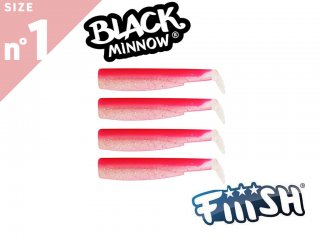Fiiish Black Minnow 70 BM634 Bodies 4pcs Fluo Pink