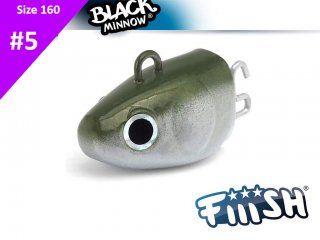 Fiiish Black Minnow Jig Head Extra Deep Kaki 120g