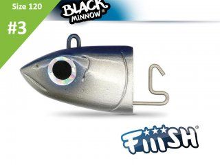 Fiiish Black Minnow Jig Head Off Shore Blue 25.0g, 2pcs