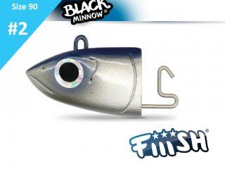 Fiiish Black Minnow Jig Head Off Shore Blue 10.0g, 2pcs