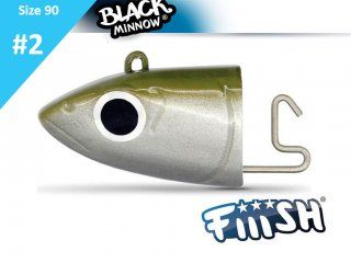 Fiiish Black Minnow Jig Head Off Shore Kaki 10.0g, 2pcs