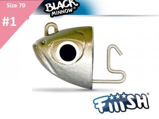 Fiiish Black Minnow BM036 Jig Head Shore Khaki 3g, 2pcs