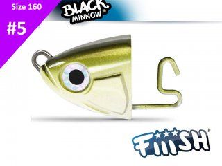 Fiiish Black Minnow BM157 Jig Head Shallow 15g, 2pcs